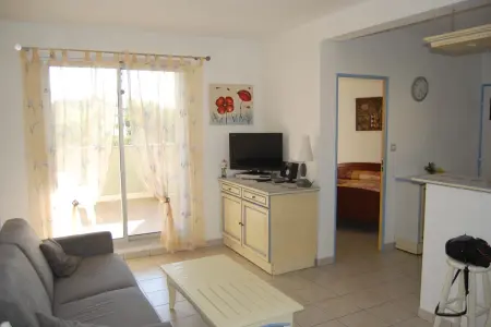 Appartement 48 m² avec piscine partagée à 600 m de la plage, Valras-Plage : photo 7