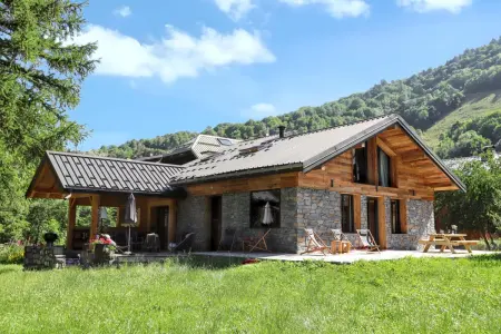 Chalet 10 personnes avec sauna et piscine à Valloire : photo 3