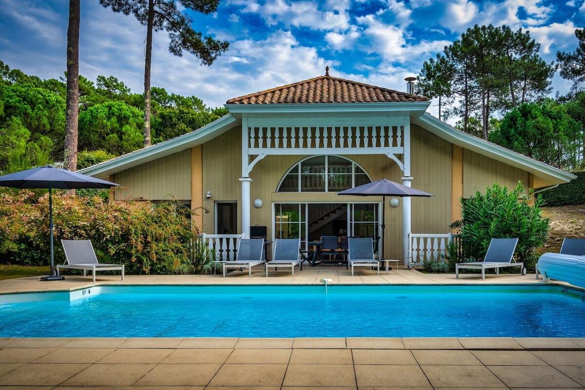 Villa 6 pers. avec piscine privée à Lacanau - Photo 1