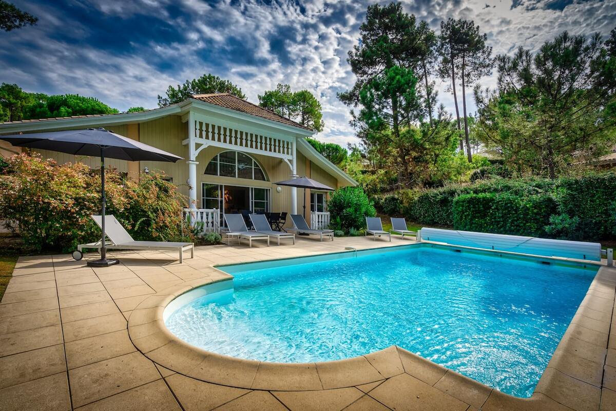Villa 6 pers. avec piscine privée à Lacanau - Photo 2