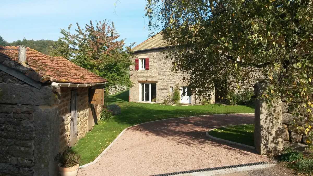 Maison de village 4 pers. à La Vineuse, terrasse et barbecue - Photo 15
