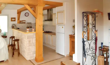 Maison avec vue lac et montagne à Nages, 3 chambres, jardin clos : photo 7