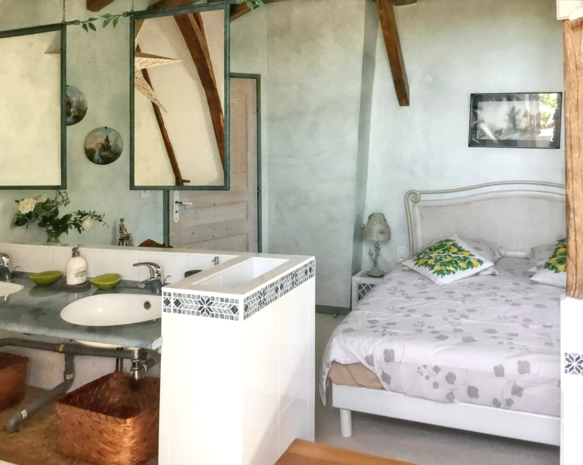Manoir 15 pers. avec jacuzzi et sauna à Saint-Genès-du-Retz - Photo 3