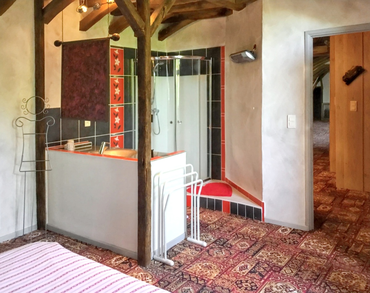 Manoir 15 pers. avec jacuzzi et sauna à Saint-Genès-du-Retz - Photo 10