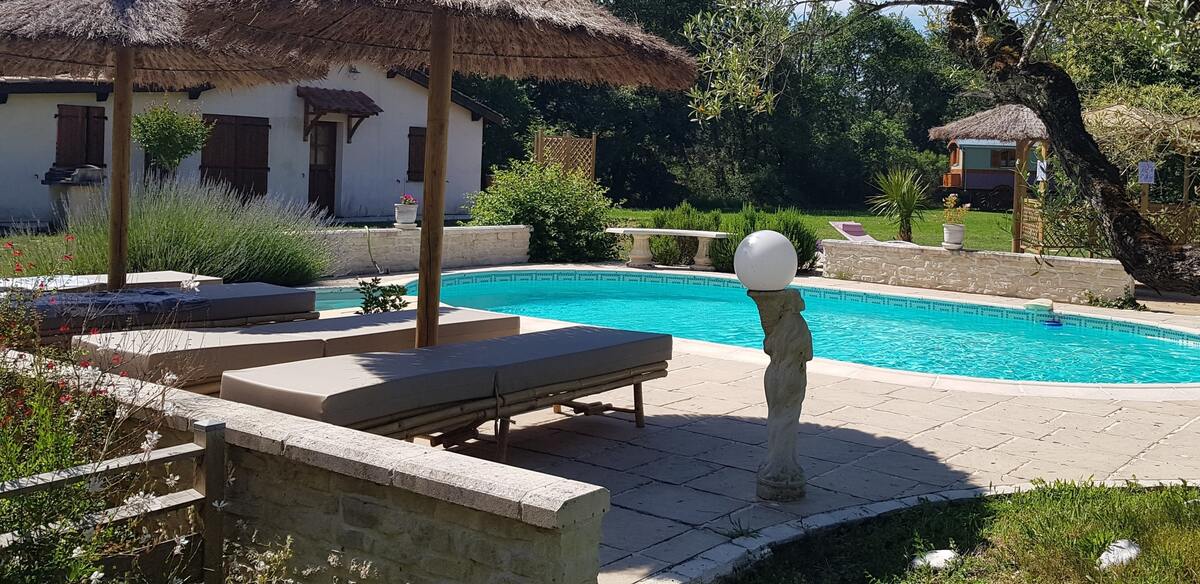 Maison 1 chambre avec piscine partagée toute l'année - Photo 15