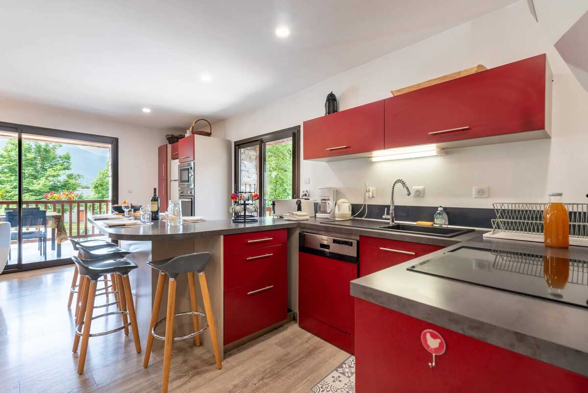 Maison 8 pers. à Guchan, jacuzzi et vue montagne - Photo 11