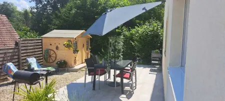 Maison de charme à Saint-Cyr-la-Rivière avec jardin clôturé : photo 2