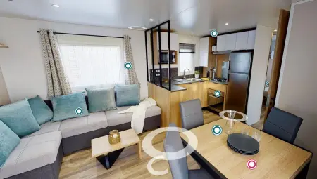 Location bungalow à Saint Jean de Monts, Bungalow confortable à Saint-Jean-de-Monts avec piscine partagée