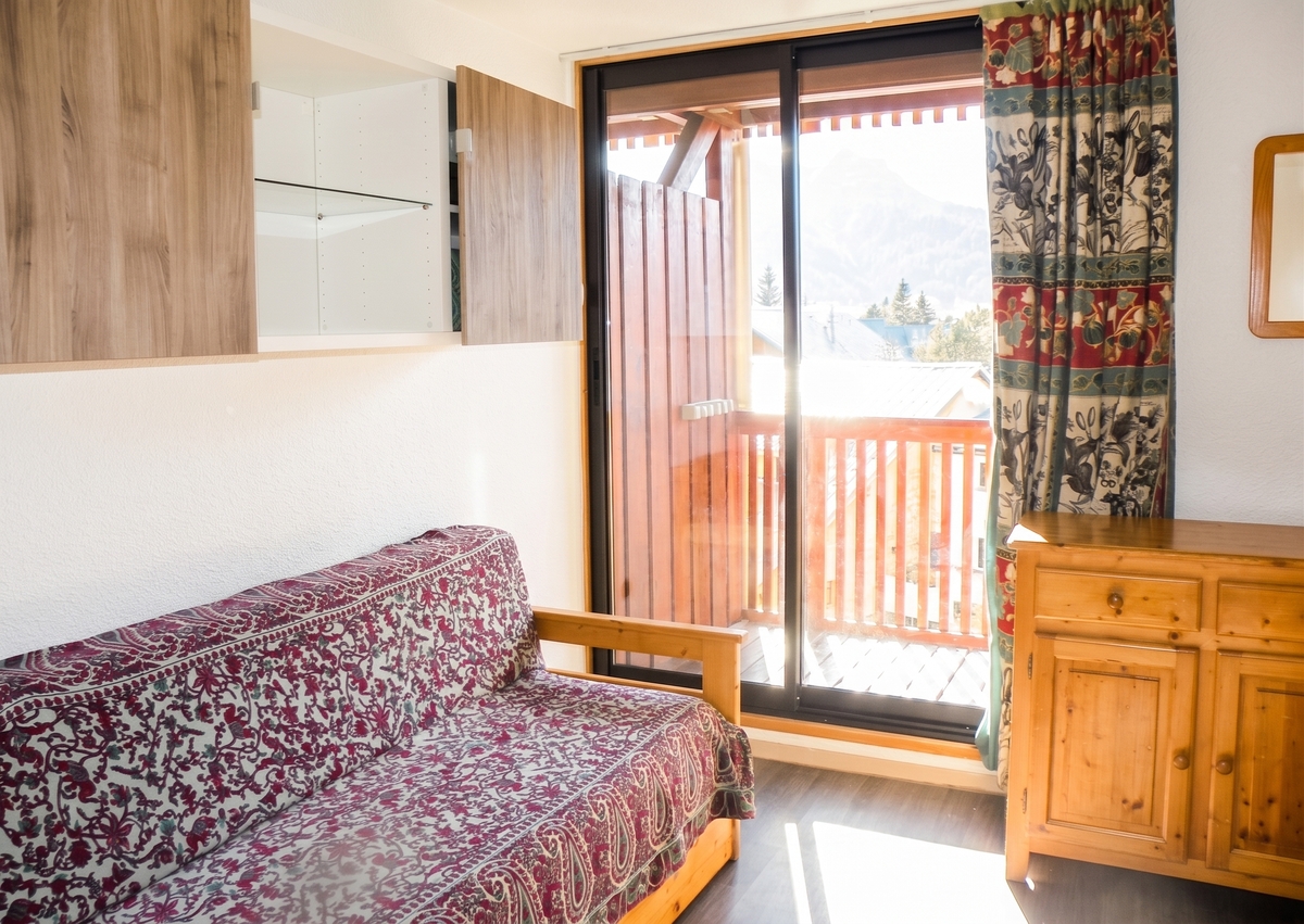 Studio 4 pers. aux Deux Alpes avec balcon vue montagne - Photo 2
