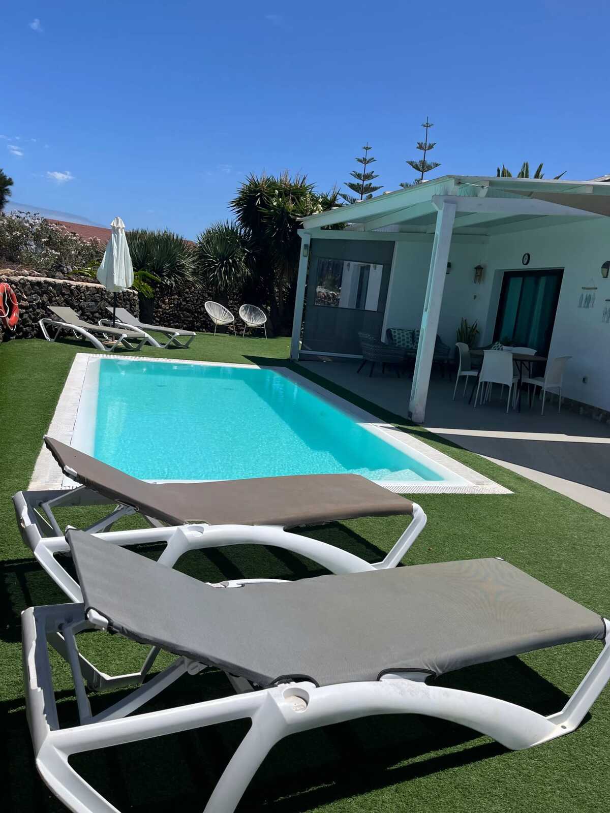 Villa bord de mer 4 pers. avec piscine privée à El Roque - Photo 47