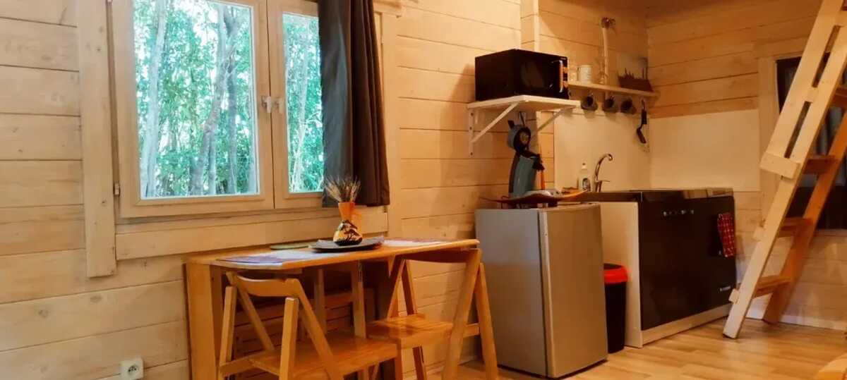 Chalet 30 m² avec piscine ouverte toute l'année à Orange - Photo 4