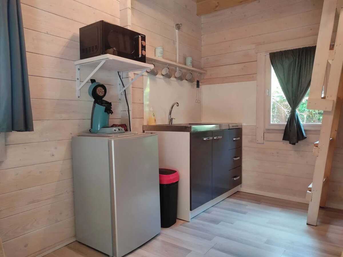Chalet 30 m² avec piscine ouverte toute l'année à Orange - Photo 7