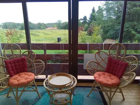 Location appartement à Cazaubon, Studio cosy avec terrasse et barbecue à Cazaubon - 28 m²