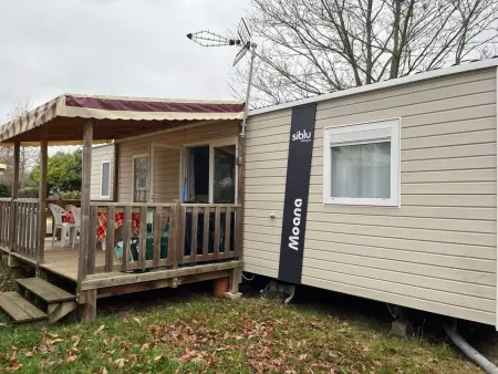 Bungalow 6 personnes avec piscine partagée à Onzain : photo 14