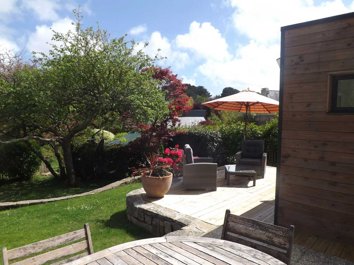 Maison 2 pers. à Guidel : terrasse, jardin et barbecue - Photo 4