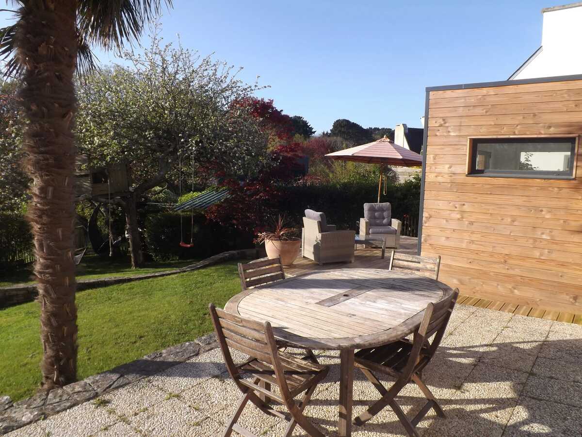 Maison 2 pers. à Guidel : terrasse, jardin et barbecue - Photo 13