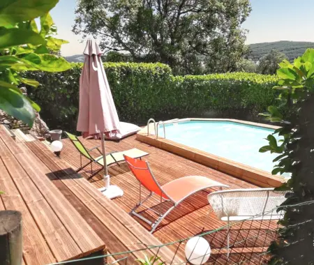 Villa de caractère à Pierrefiche avec piscine privée : photo 2