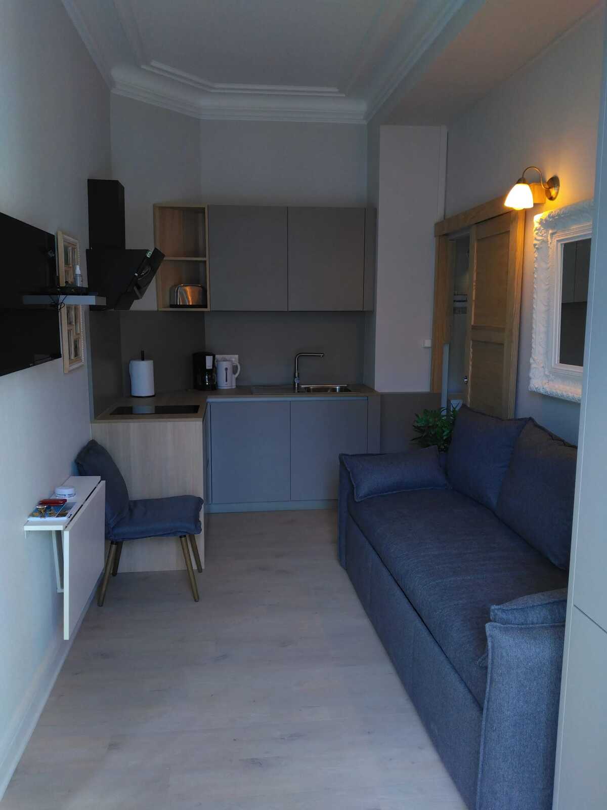 Studio 17m² vue montagnes, balcon privé, parking - Photo 5