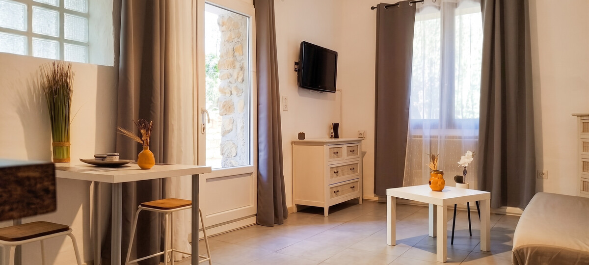 Studio 30 m² avec piscine partagée dans un moulin, Orange - Photo 4