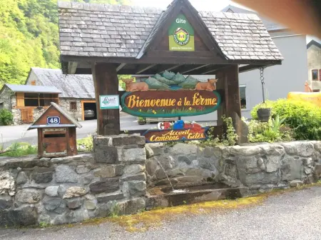 Maison familiale forestière à Cauterets avec vue montagne.