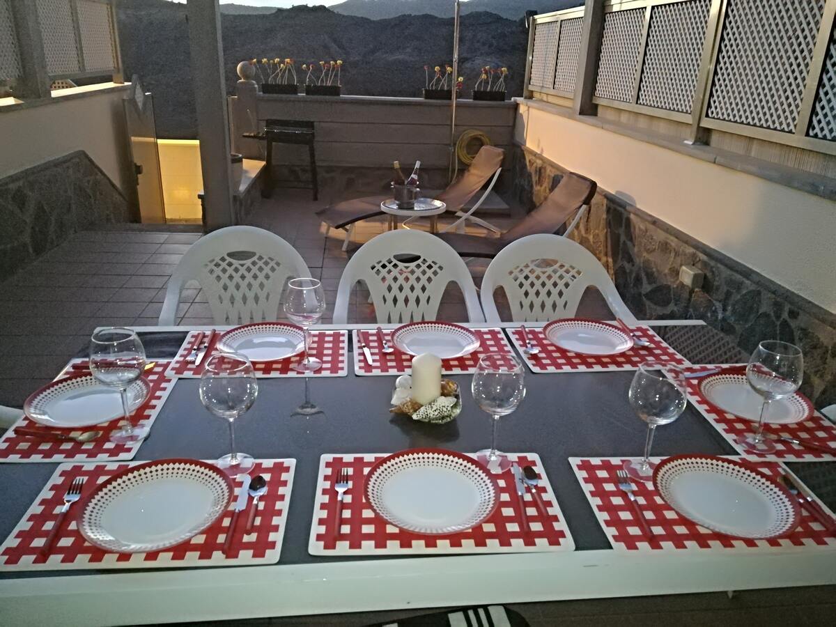 Appartement lumineux Mogán, vue montagne et piscine partagée - Photo 3