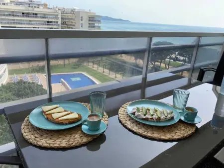 Appartement 2 chambres vue mer et piscine à Blanes : photo 14