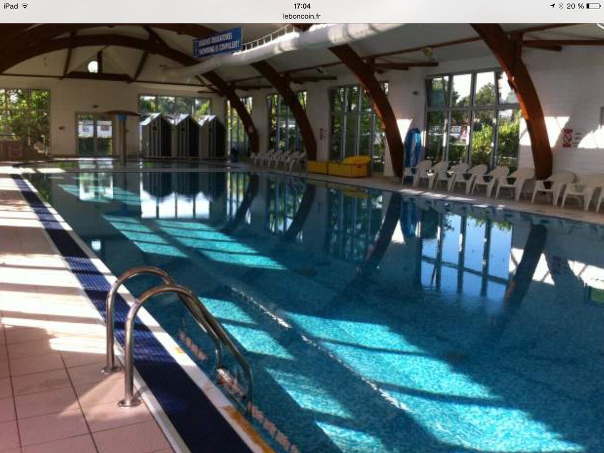 Bungalow 6 pers. à Gastes avec piscine et tennis - Photo 11
