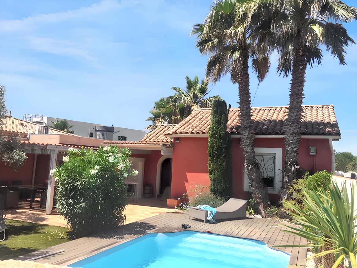 Villa 6 pers. à Agde : piscine privée & jardin - Photo 1