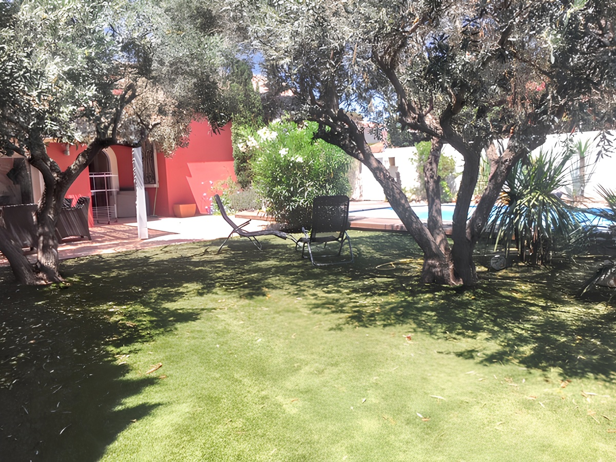 Villa 6 pers. à Agde : piscine privée & jardin - Photo 14