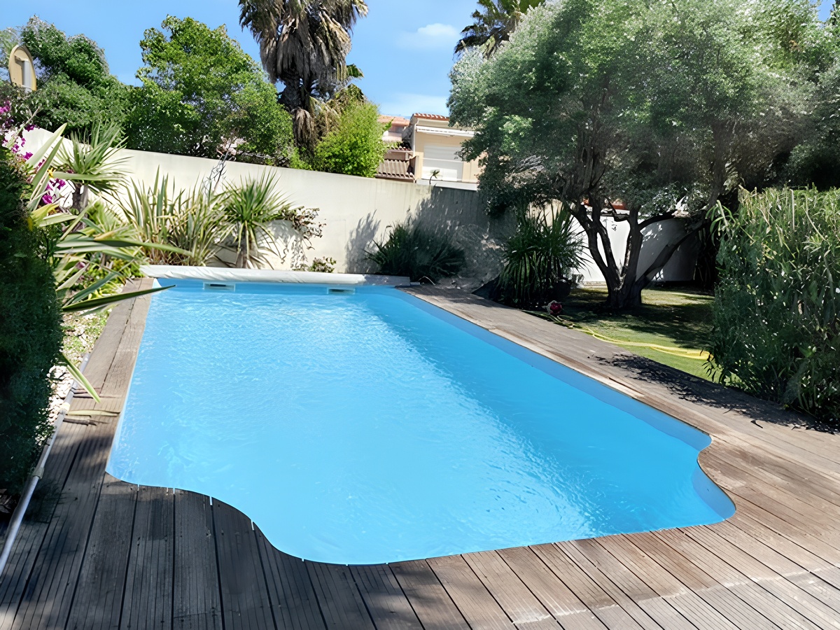 Villa 6 pers. à Agde : piscine privée & jardin - Photo 24