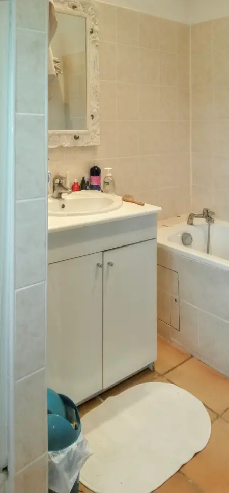 Maison avec vue montagne, cheminée et jardin clos à Coucouron : photo 11