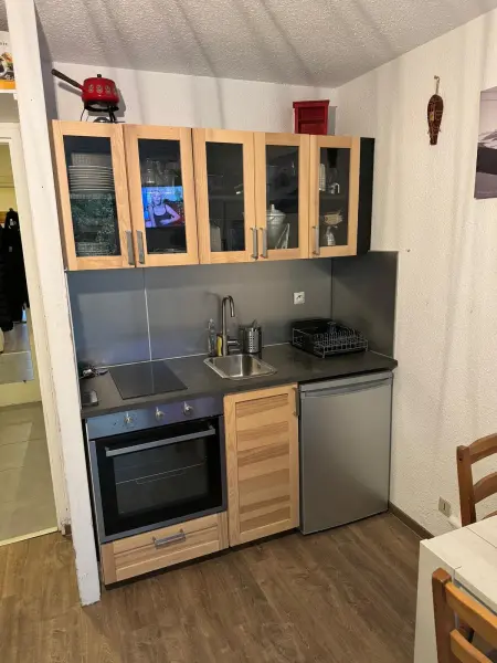Studio cosy aux Deux Alpes 25 m² avec vue montagne - Photo 12