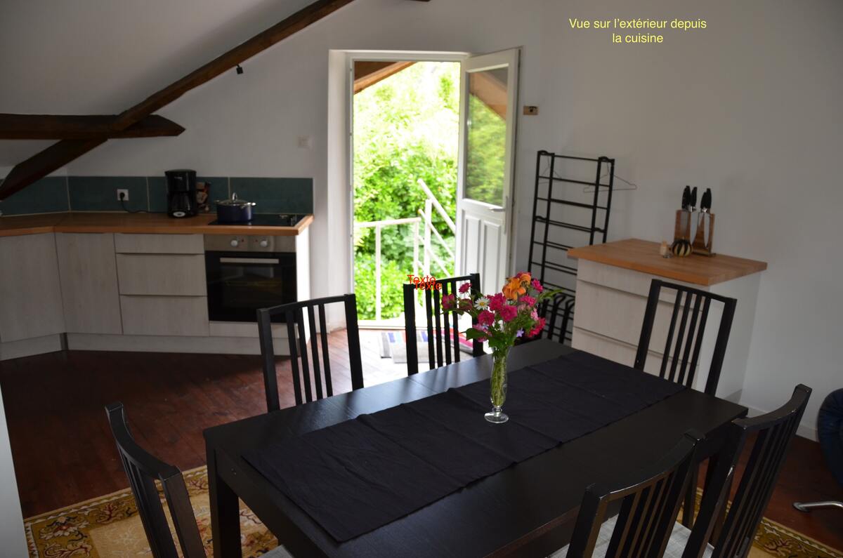 Appartement 3 chambres Orgnac-sur-Vézère, jardin clôturé - Photo 7