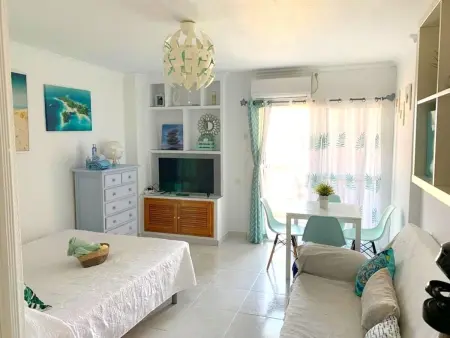 Location appartement à Benalmádena, Studio confortable à Benalmádena avec vue mer 33 m²