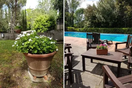 Villa avec piscine privée et jardin clôturé à Florence : photo 42