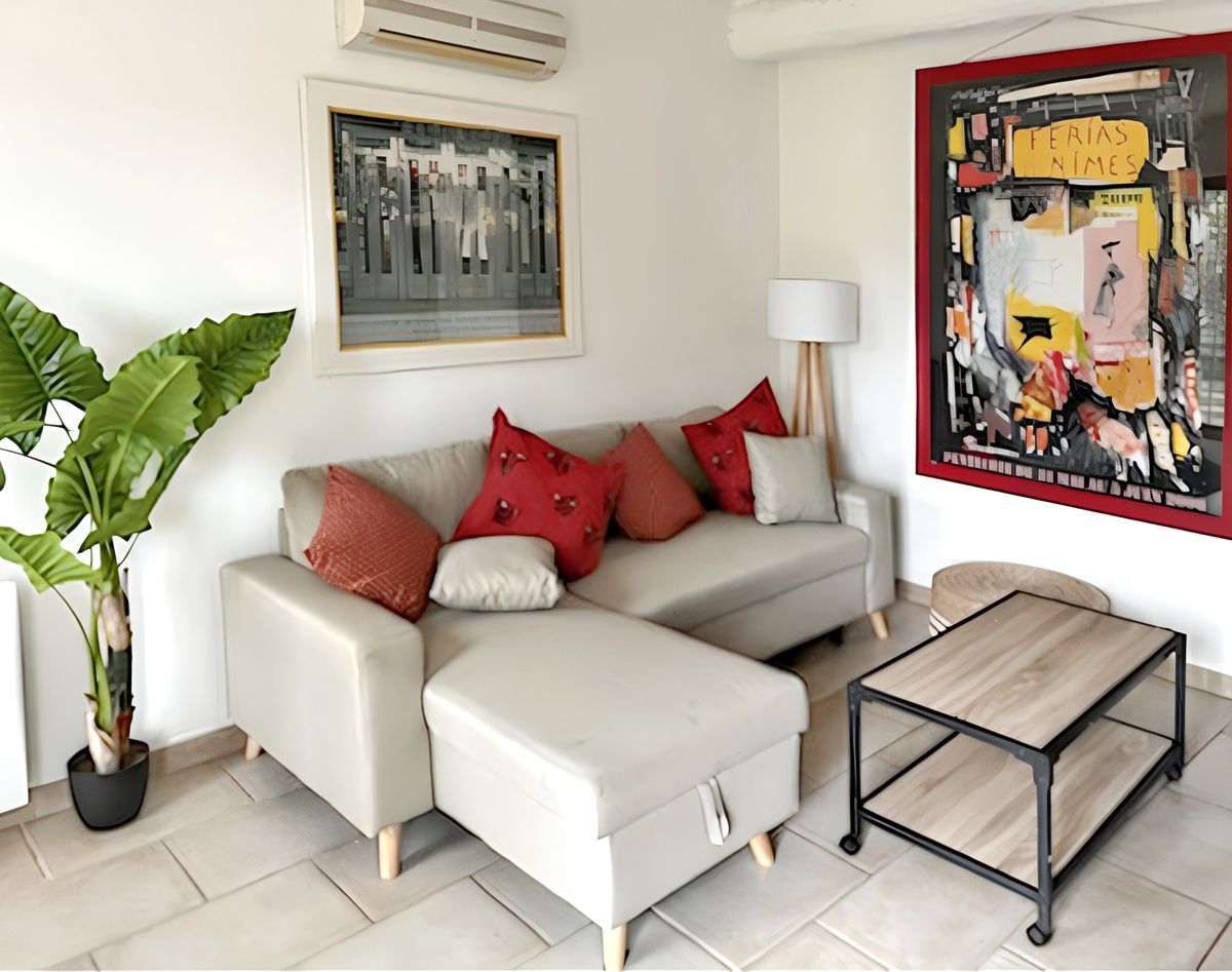 Maison 6 pers. à Nîmes, jardin privé et barbecue - Photo 1