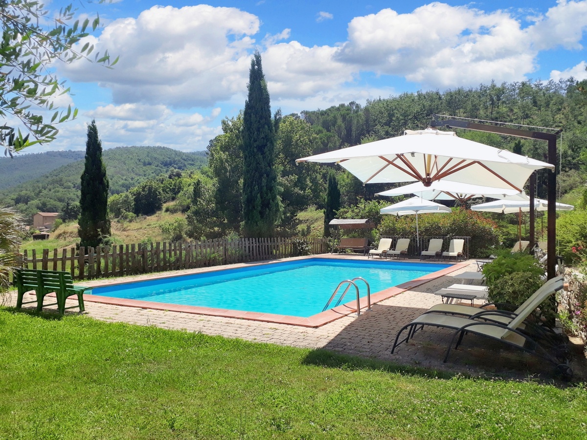 Appartement 6 pers. à Lisciano Niccone, piscine et vue montagne - Photo 2