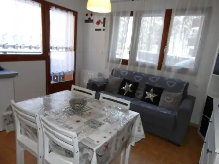 Appartement cosy à Dévoluy, balcon vue montagne et village : photo 4