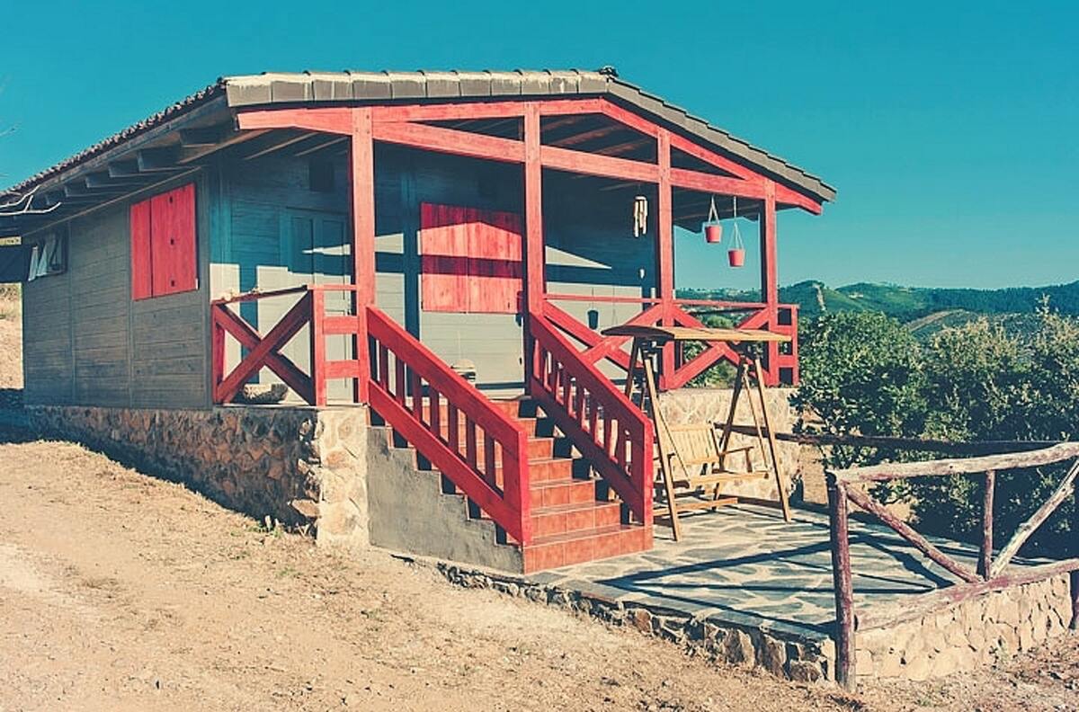 Maison 1 chambre à Cañamero, piscine saisonnière et vue montagne - Photo 1