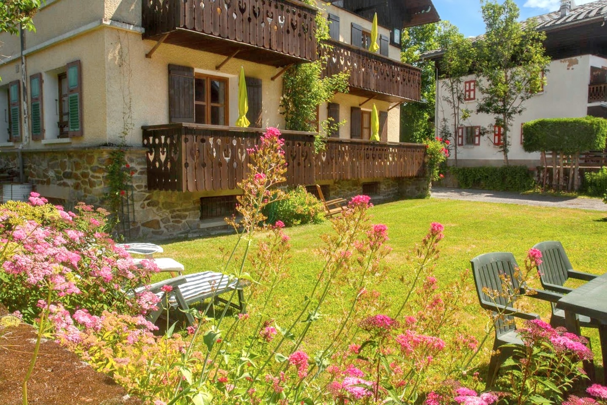 Appartement 46m² vue montagne à Megève, jardin et barbecue - Photo 1