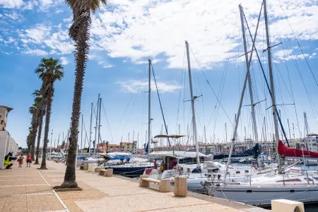 Maison avec jardin clôturé et barbecue à Leucate, 6 personnes : photo 19
