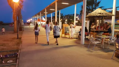 Maison avec jardin clôturé et barbecue à Leucate, 6 personnes : photo 23