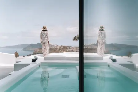 Location villa à Megalochori, Villa spacieuse avec piscine à Megalochori - 280 m² à 10 personnes