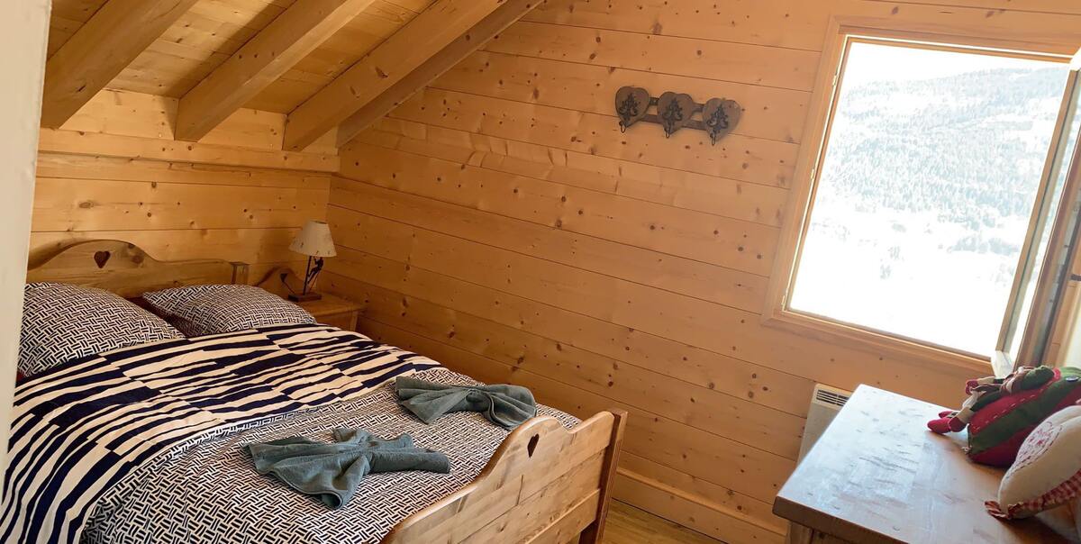 Chalet 8 pers. vue montagne - Valmorel - Photo 7