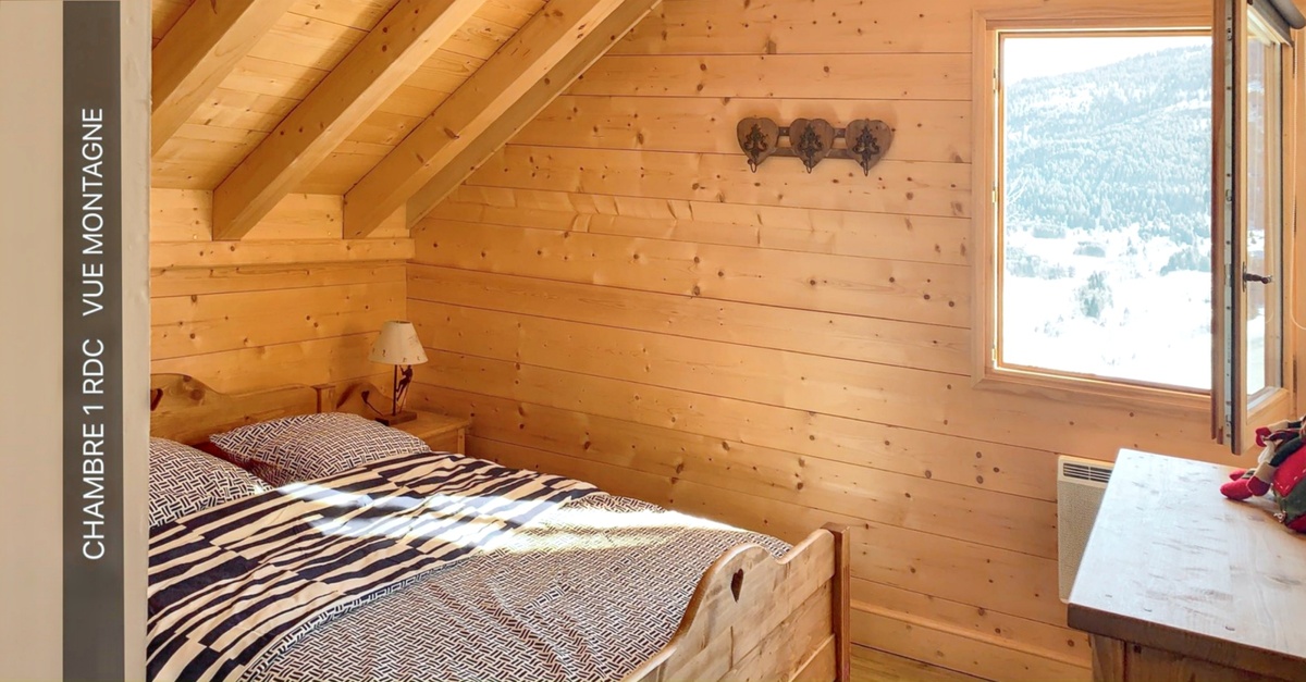 Chalet 8 pers. vue montagne - Valmorel - Photo 17