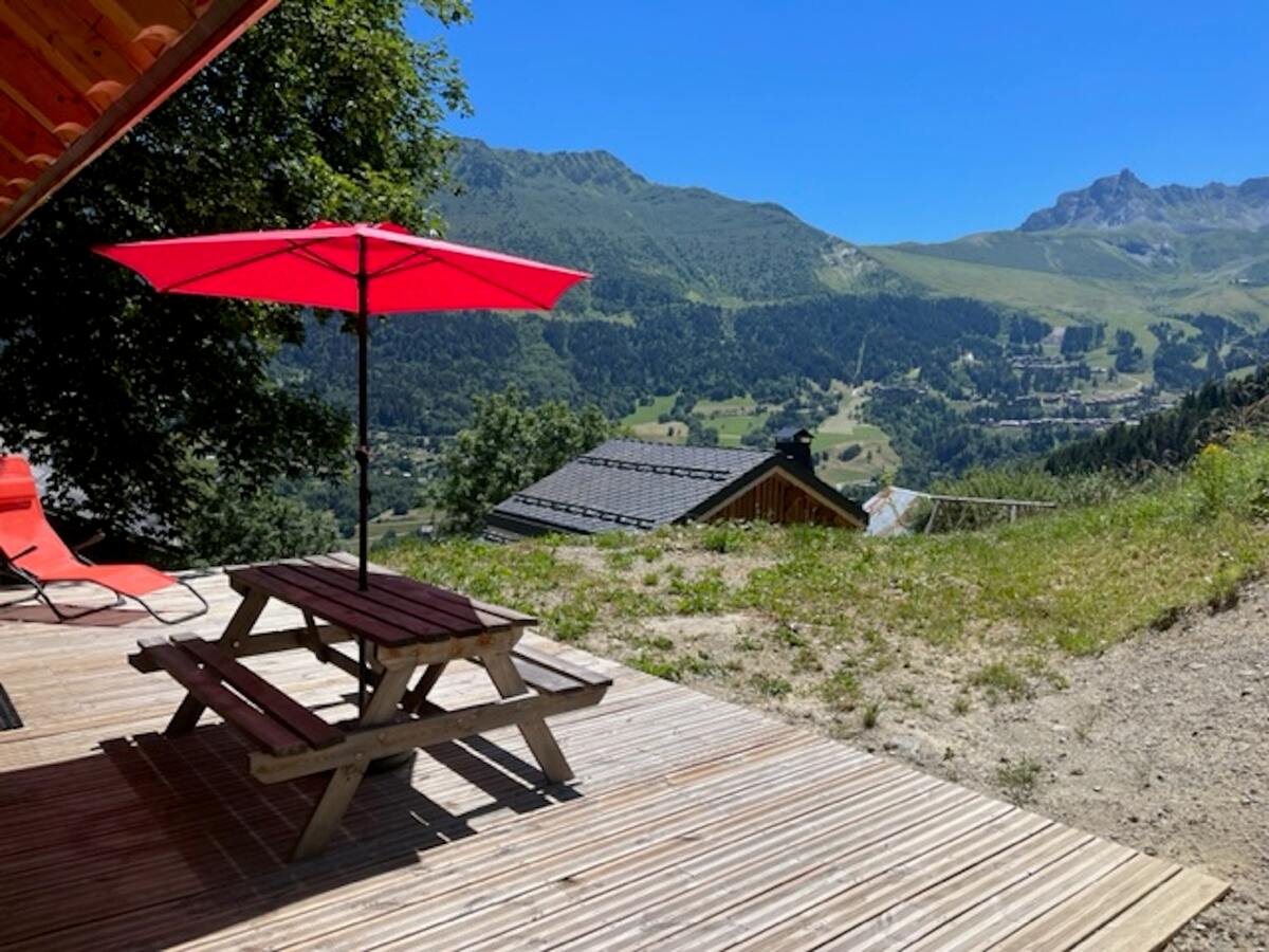 Chalet 8 pers. vue montagne - Valmorel - Photo 25