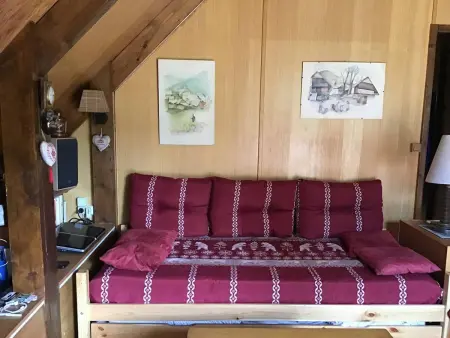 Chalet à Autrans : 2 terrasses, vue montagne et jardin : photo 22