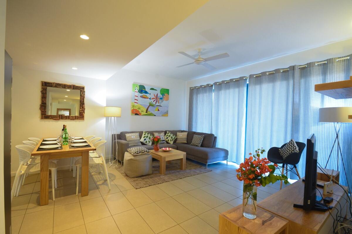 Appartement 3 chambres vue mer, plage privée, Roches Noires - Photo 6