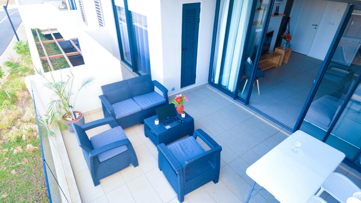 Appartement 3 chambres vue mer, plage privée, Roches Noires - Photo 14