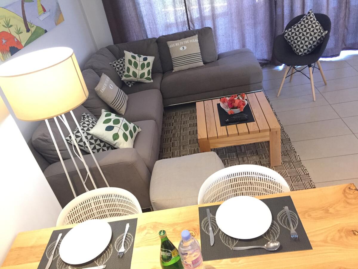 Appartement 3 chambres vue mer, plage privée, Roches Noires - Photo 18